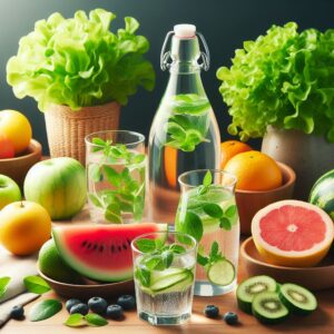 Drink plenty of water to aid digestion