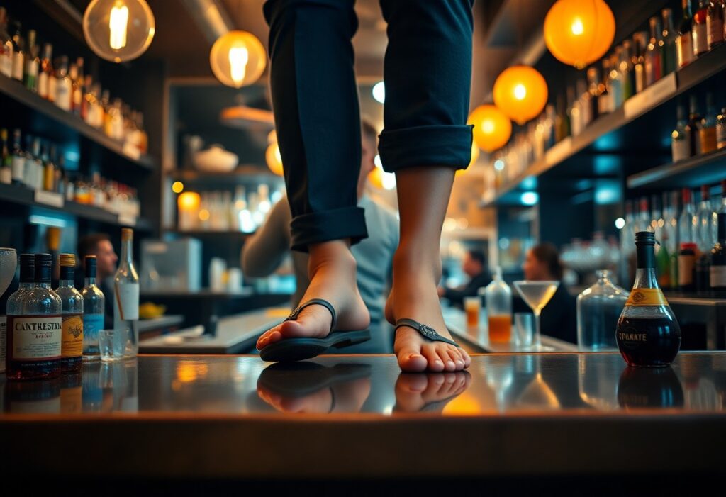 Barefoot Shoes Enhance Comfort for Bartenders