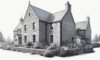 Clermont Gris Limestone for a Stylish Farmhouse in Fife