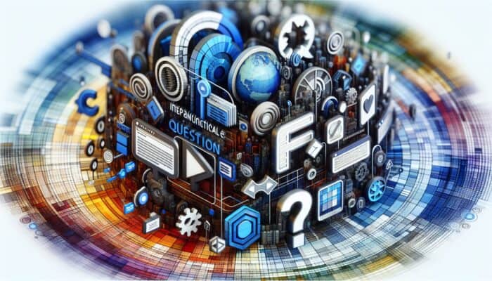 An engaging website interface showcasing interactive FAQs, expandable questions, and video tutorials on website setup, enhancing user interaction and trust.