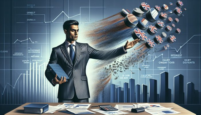 Debt Consolidation and Mental Health Benefits: A UK Guide | DCL A person managing a single loan document, symbolizing debt consolidation, in a modern UK office.