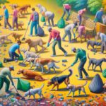 Dogs in Community Cleanups: A Global Initiative for Change