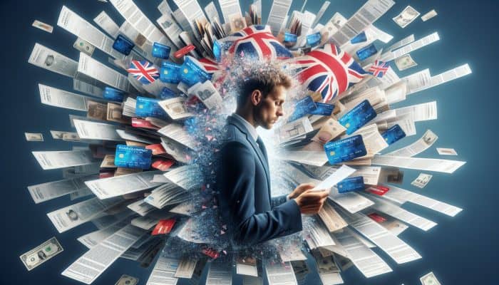 How to Structure a Custom Consolidation Plan: UK Edition | DCL How to Structure a Custom Consolidation Plan: Person in the UK consolidating multiple bills and credit cards into one manageable loan, symbolizing a clear path forward.