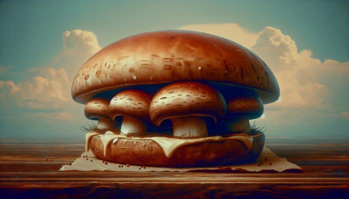 Grilled Portobello Mushroom Burgers with a Unique Twist