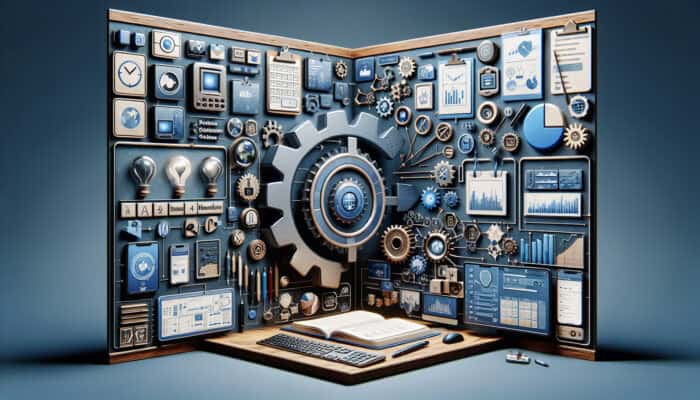 Various webinar tools including Zoom, Microsoft Teams, and WebinarJam shown on a digital interface.