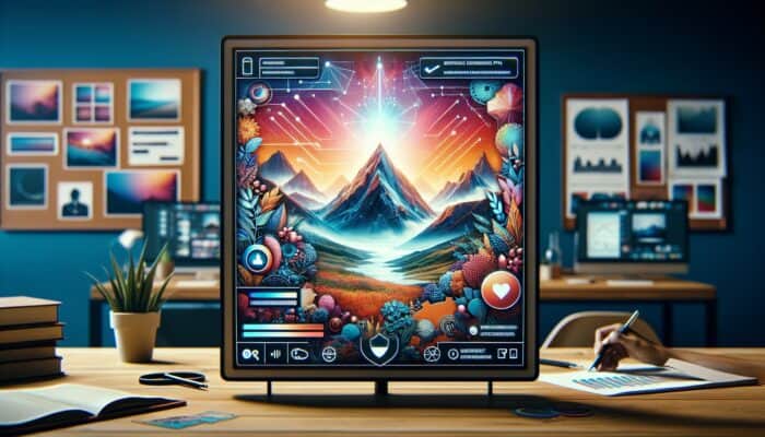 How to Create Pinterest Video Pins for Traffic: A vibrant, vertical video pin on Pinterest showing behind-the-scenes of a brand, enhancing user engagement.