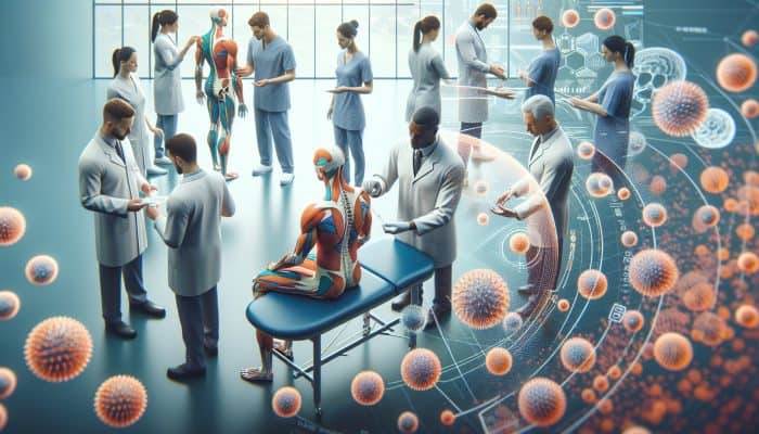 A UK physiotherapy clinic treating diverse patients with dry needling for sports and stress-related pain relief.