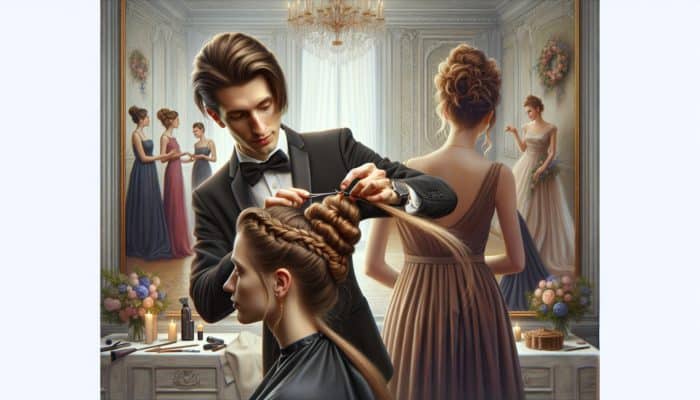 Festive Updos: Stylish Celebrations Year After Year