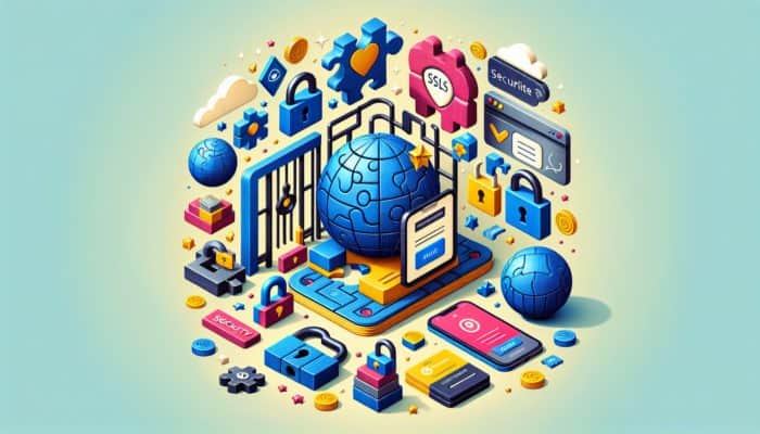 A secure WooCommerce setup with updated plugins, SSL payment gateways, and a user-friendly design.