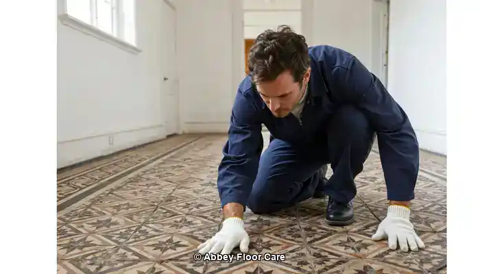 Restoring Mosaic Tiles to Restore Their Vibrant Victorian Color
