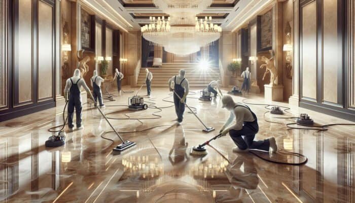 Travertine Floor Cleaning Restores Sutton’s Luster