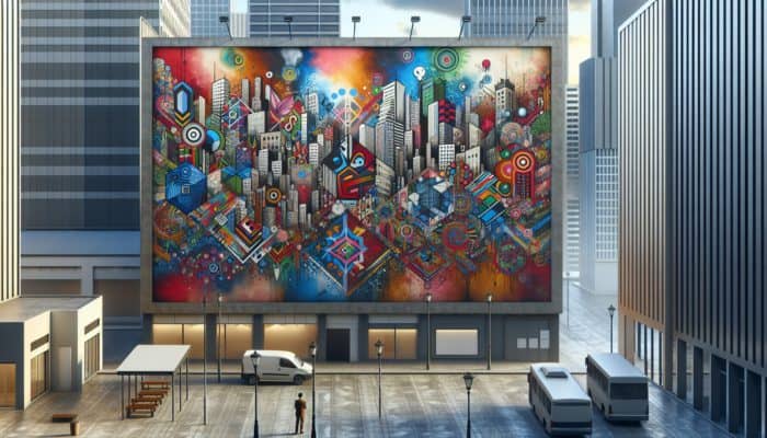 Urban street art, often seen as graffiti, blends into the cityscape, reflecting societal norms and biases.