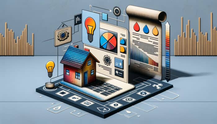 Homeowner researching crawl space drainage service providers on a laptop, examining certifications and referrals.